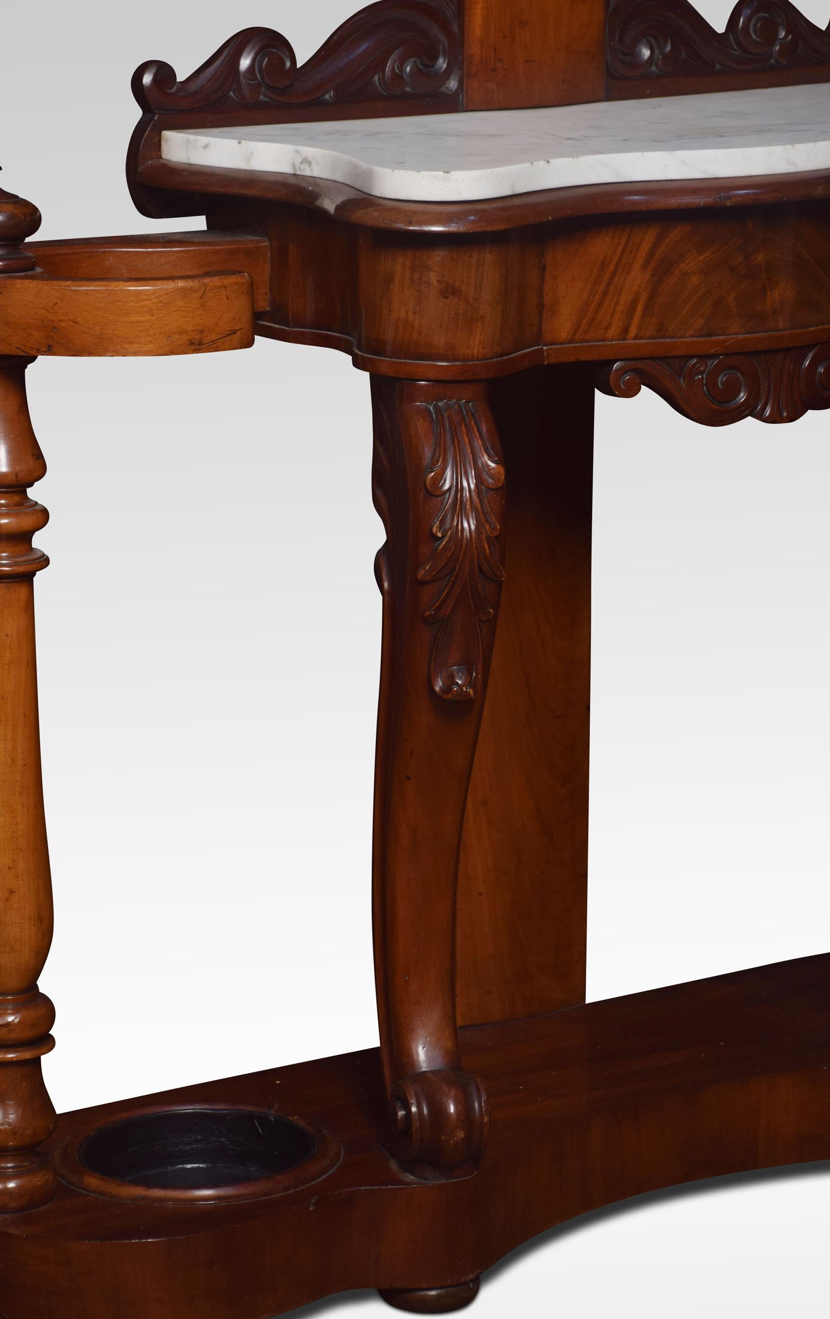 Mahogany Hall Stand For Sale 1