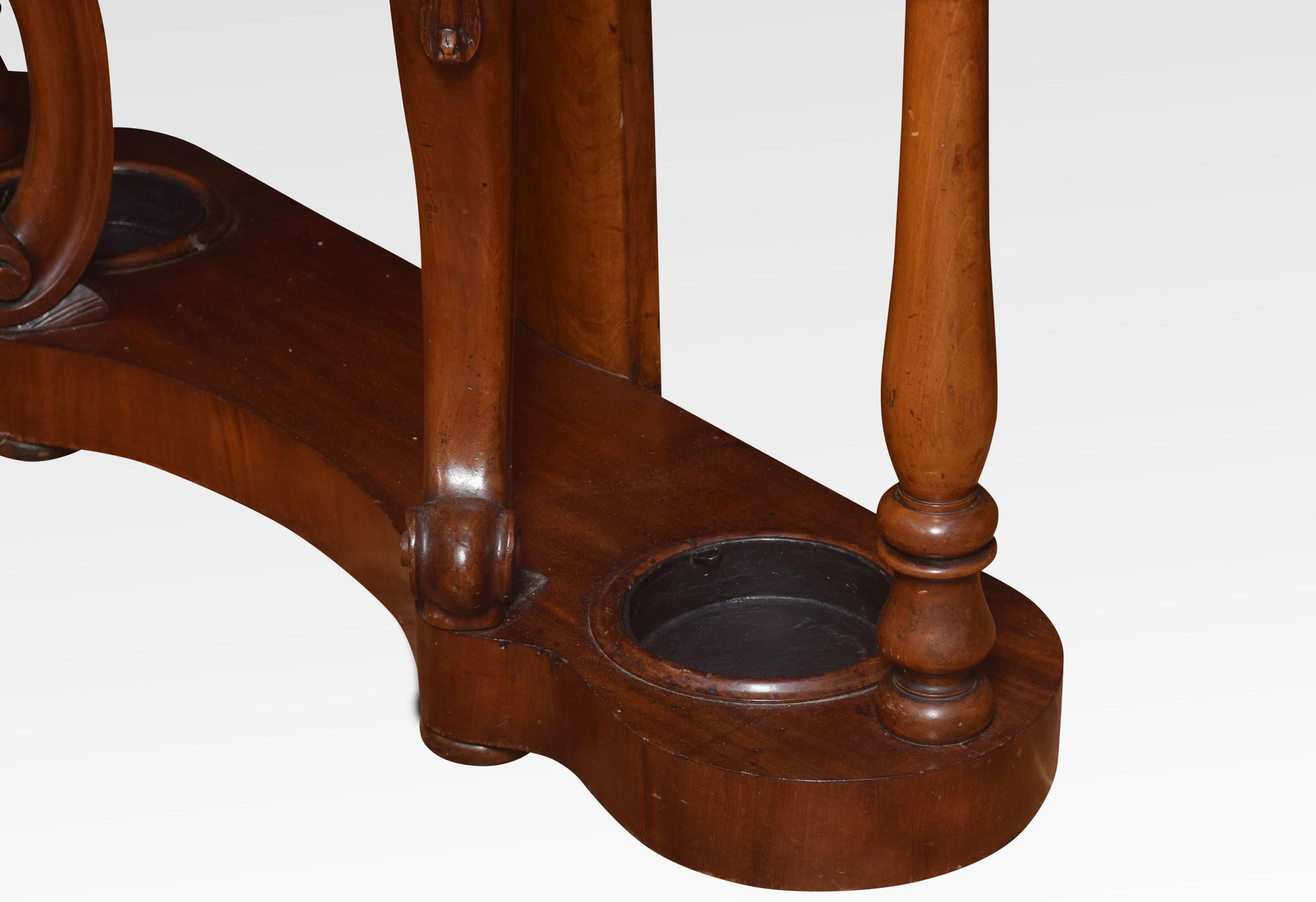 Mahogany Hall Stand For Sale 3