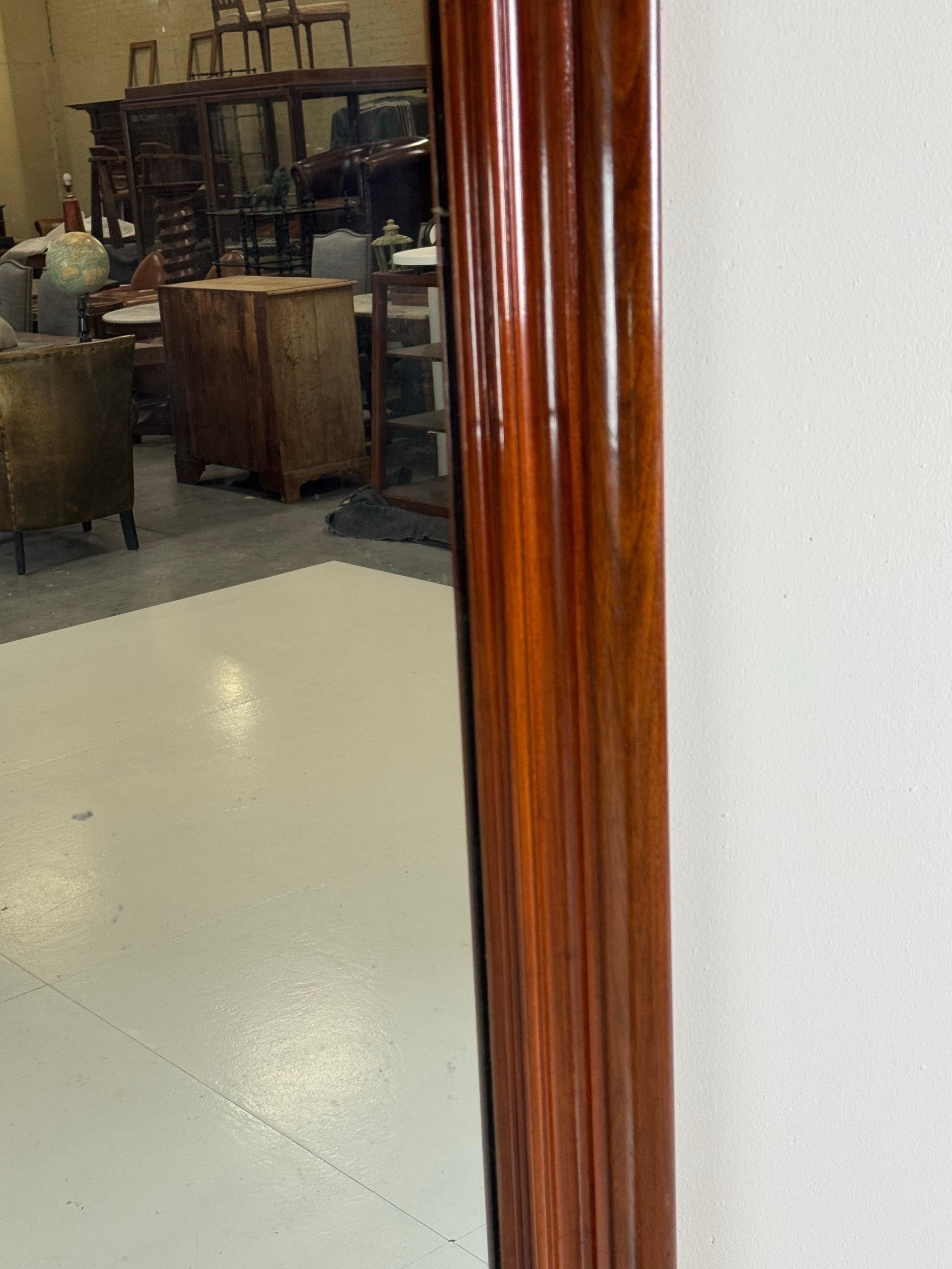 Mahogany hallway mirror French 19th century 7