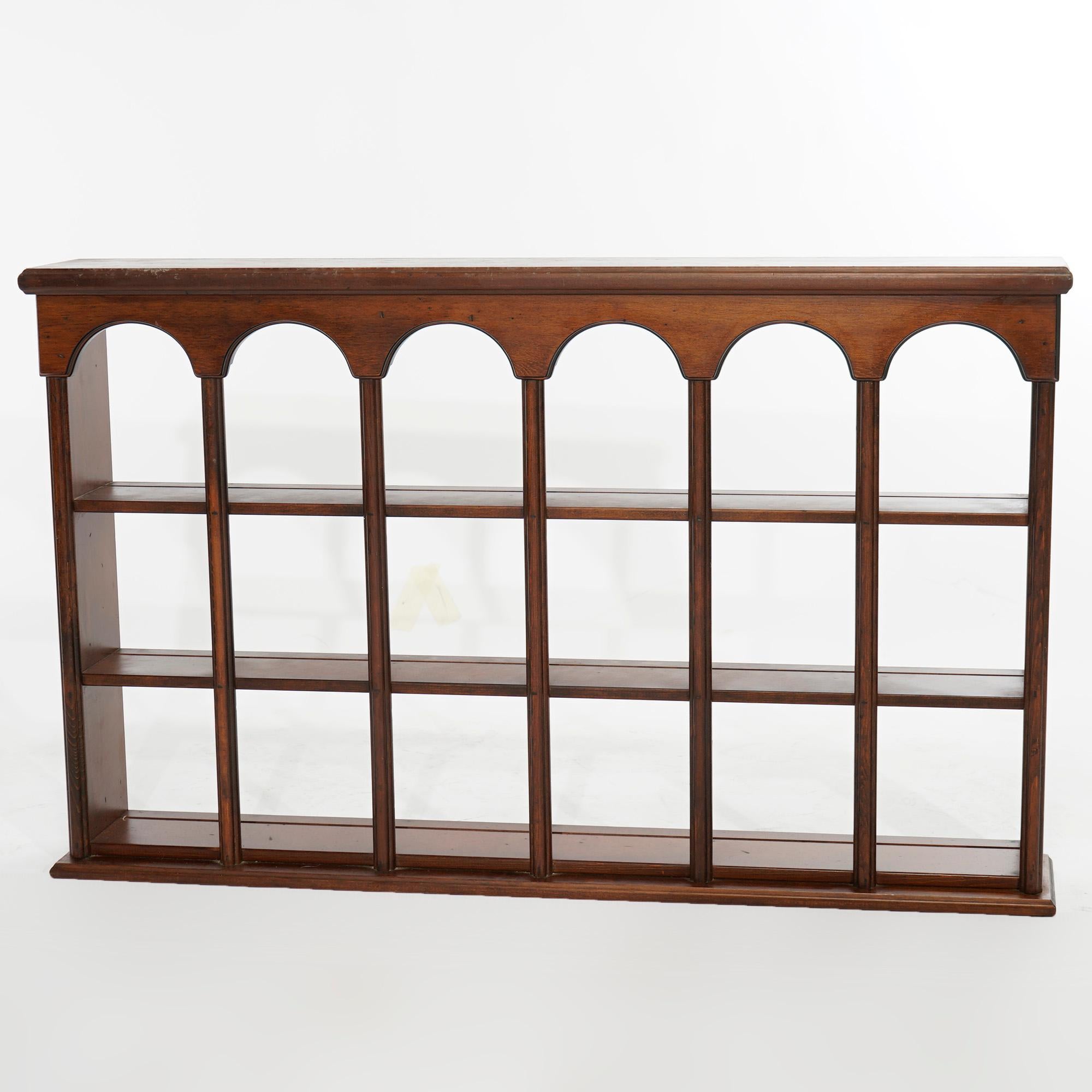 mahogany wall unit