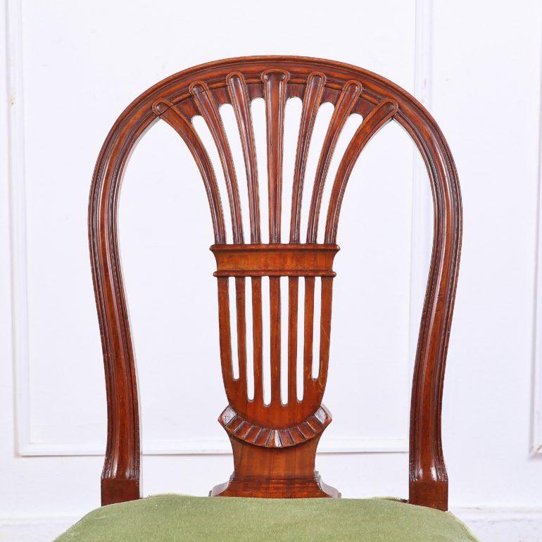 Mahogany Harp-Back Chairs 5