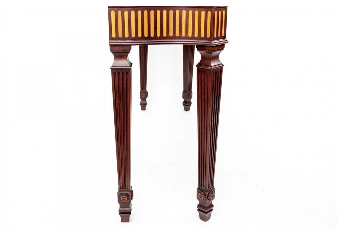 American Mahogany Henkel-Harris Neo-Classical Style Console Table For Sale