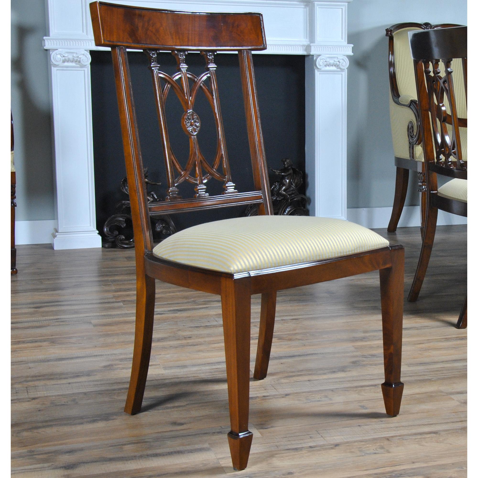 Mahogany Hepplewhite Chairs, Set of 10 For Sale 7