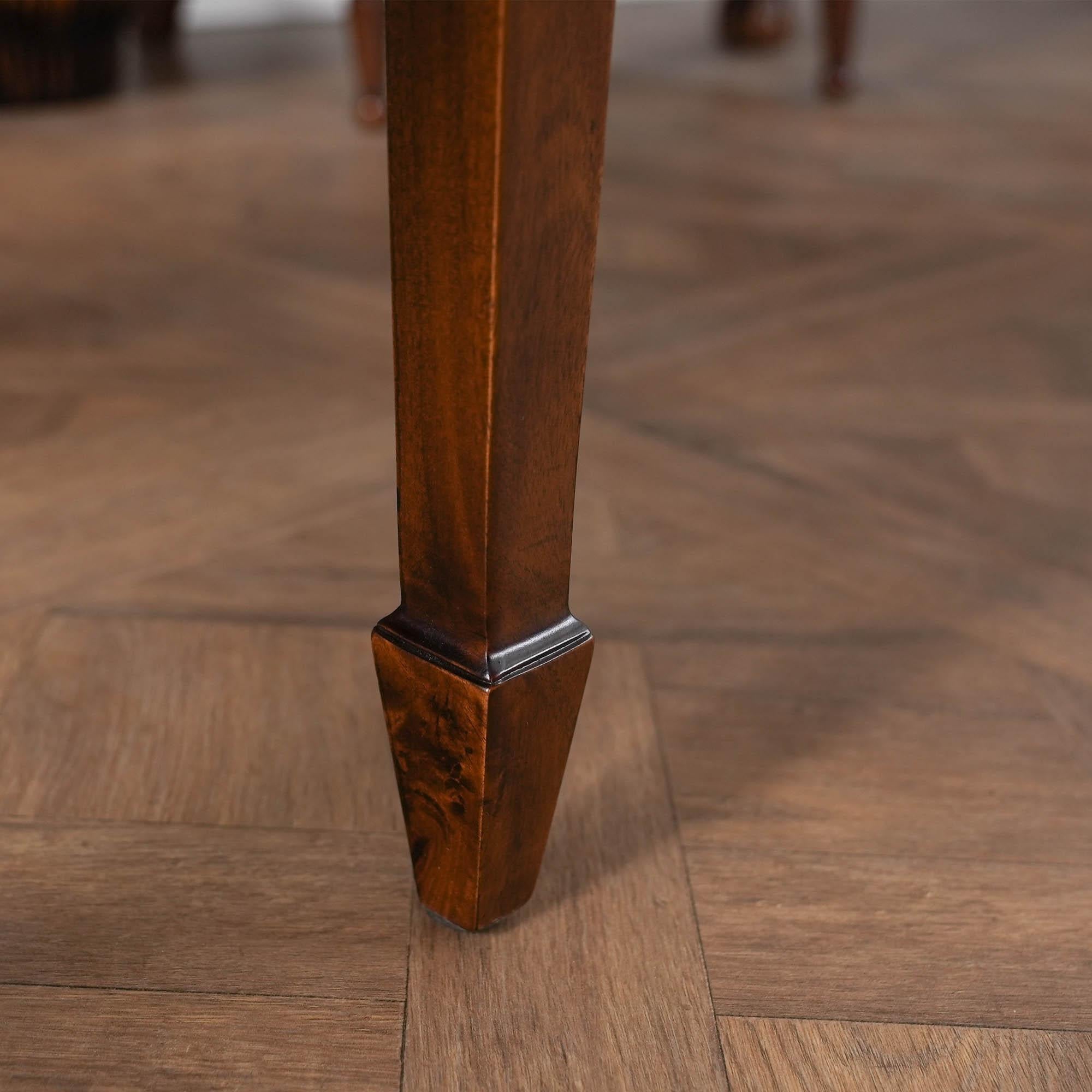 Chaises Hepplewhite en acajou, ensemble de 10 pièces en vente 7