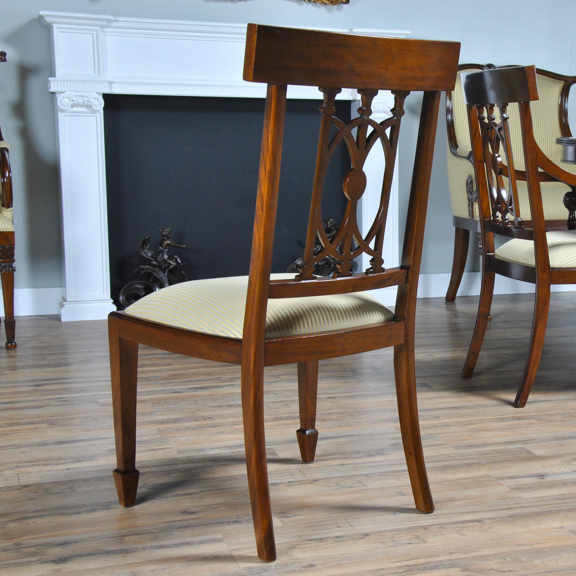 Mahogany Hepplewhite Chairs, Set of 10 For Sale 12