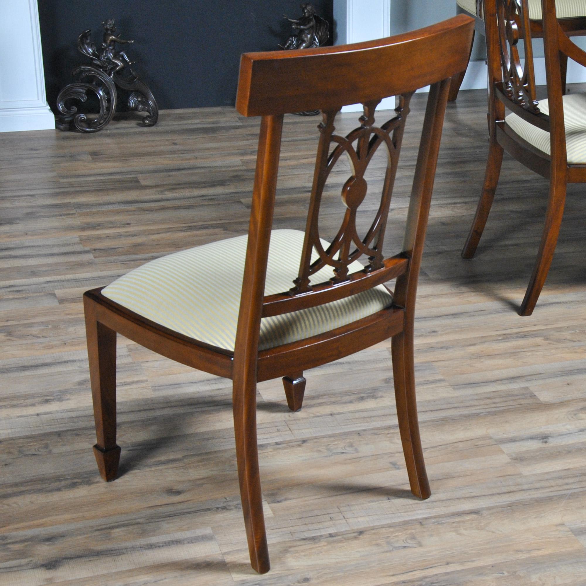Mahogany Hepplewhite Chairs, Set of 10 For Sale 13