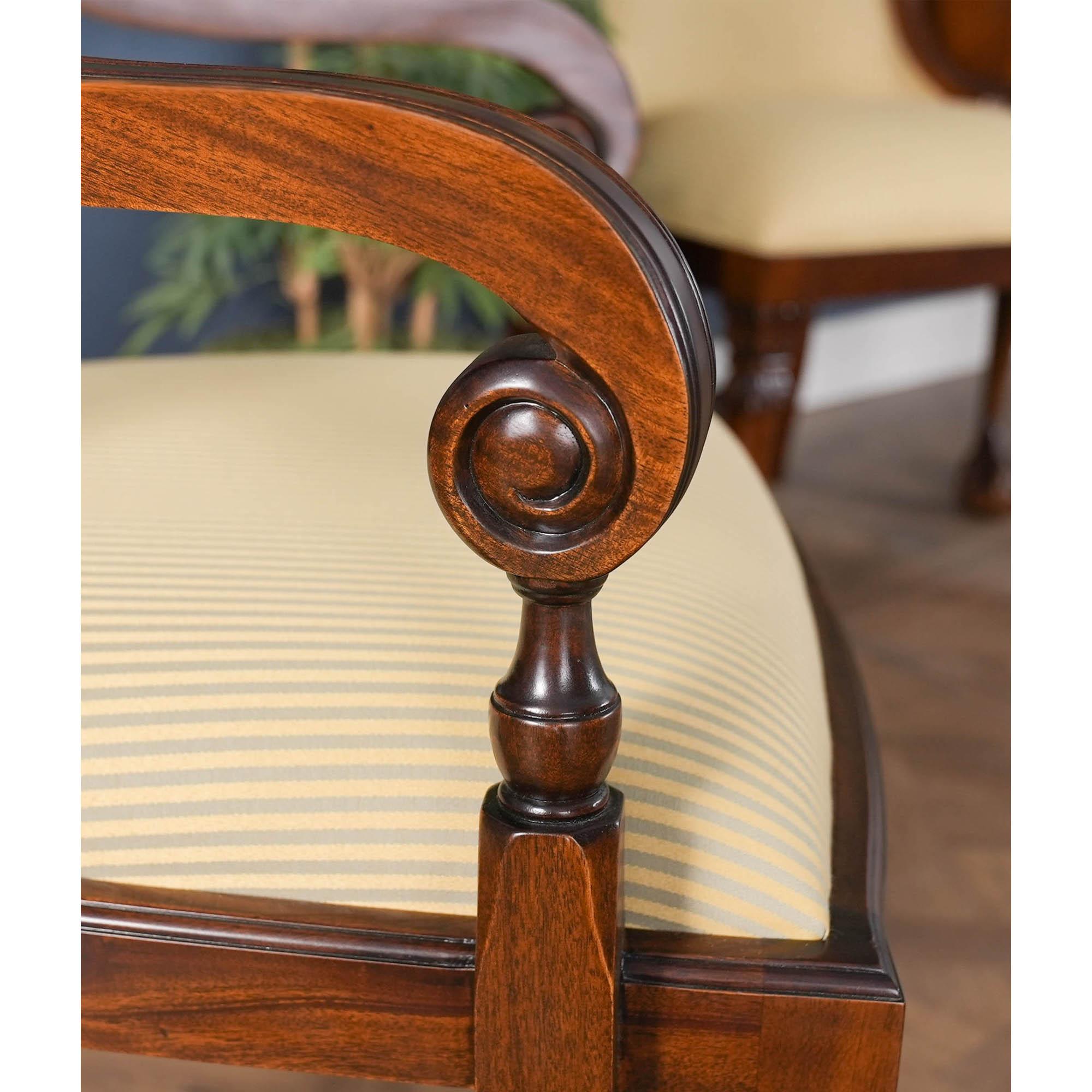 Chaises Hepplewhite en acajou, ensemble de 10 pièces en vente 2