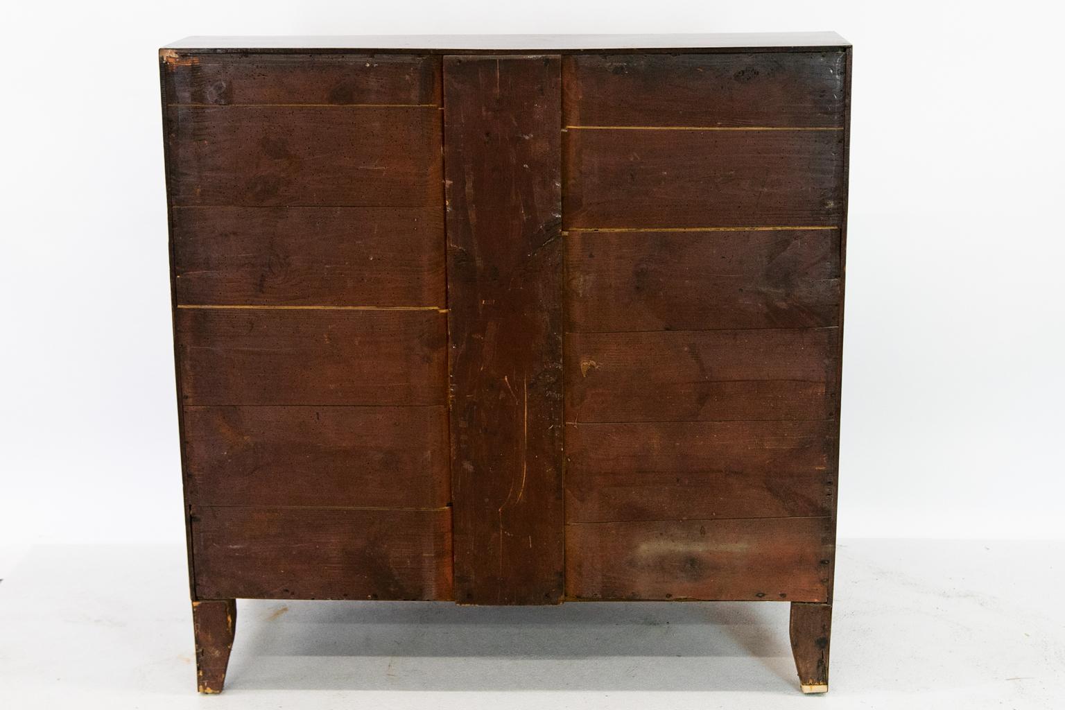 Mahogany Hepplewhite Inlaid Slant Front Desk 6