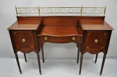 Mahogany Hepplewhite Sideboard Serpentine Buffet Palmer Home Lexington Furniture