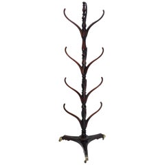 Mahogany High Style Caribbean Regency Hat Rack, 1810-1820