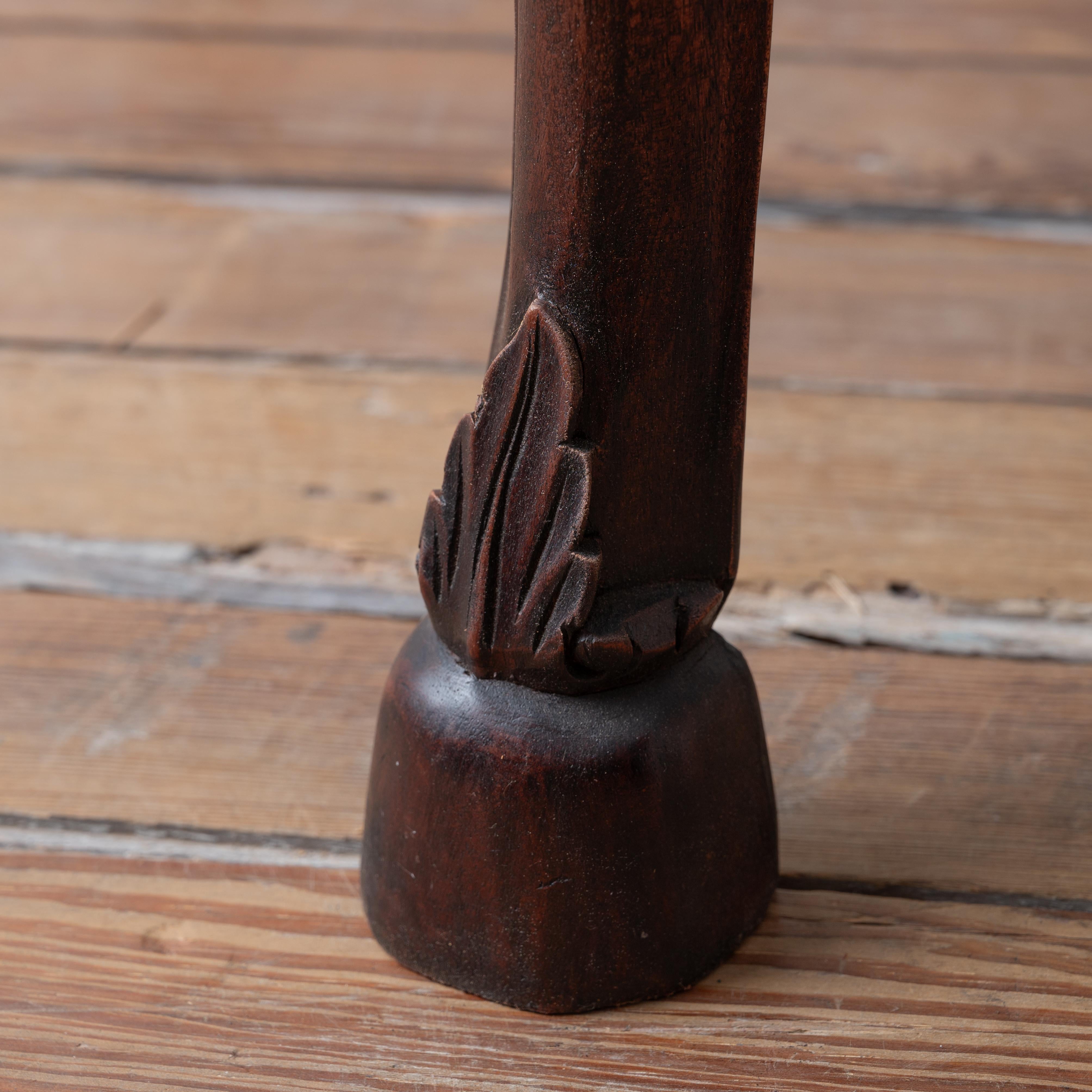 Mahogany Horse Head Side Table 4