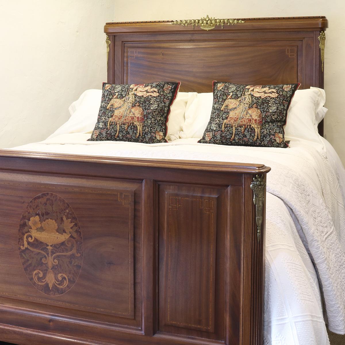 Mahogany Inlaid Bed WK130 at 1stDibs mahogany beds for sale