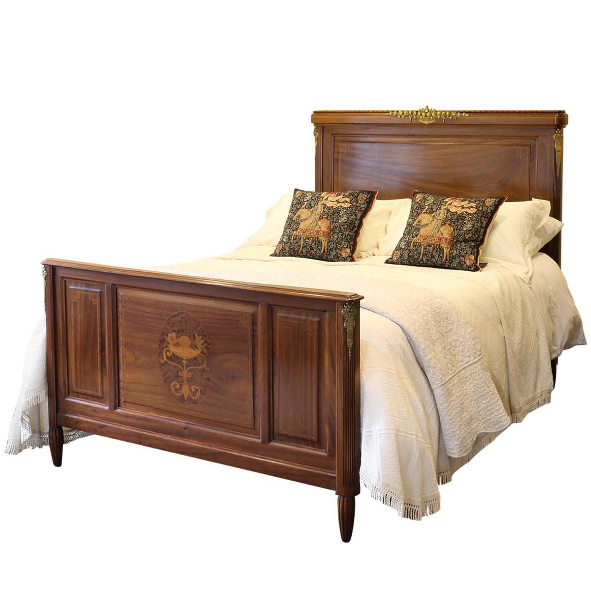 Mahogany Inlaid Bed WK130