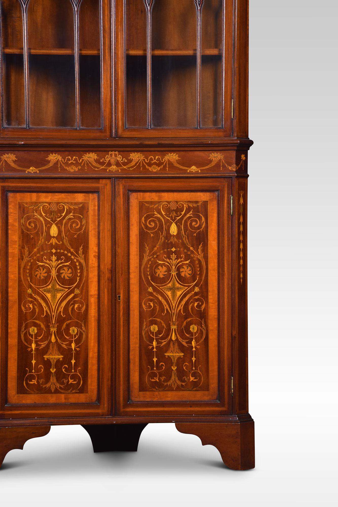 mahogany corner cabinets