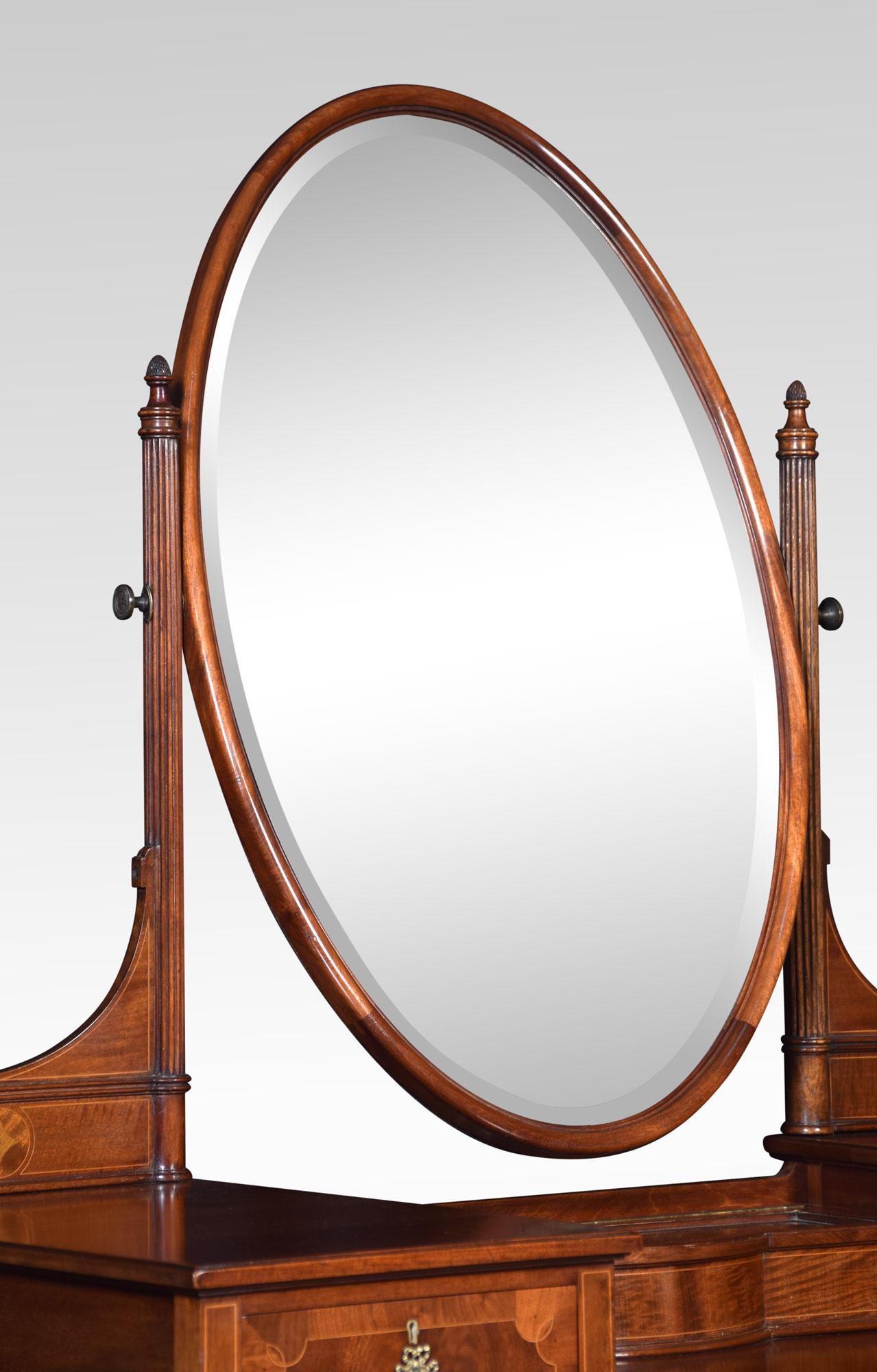 Mahogany Inlaid Dressing Table 1