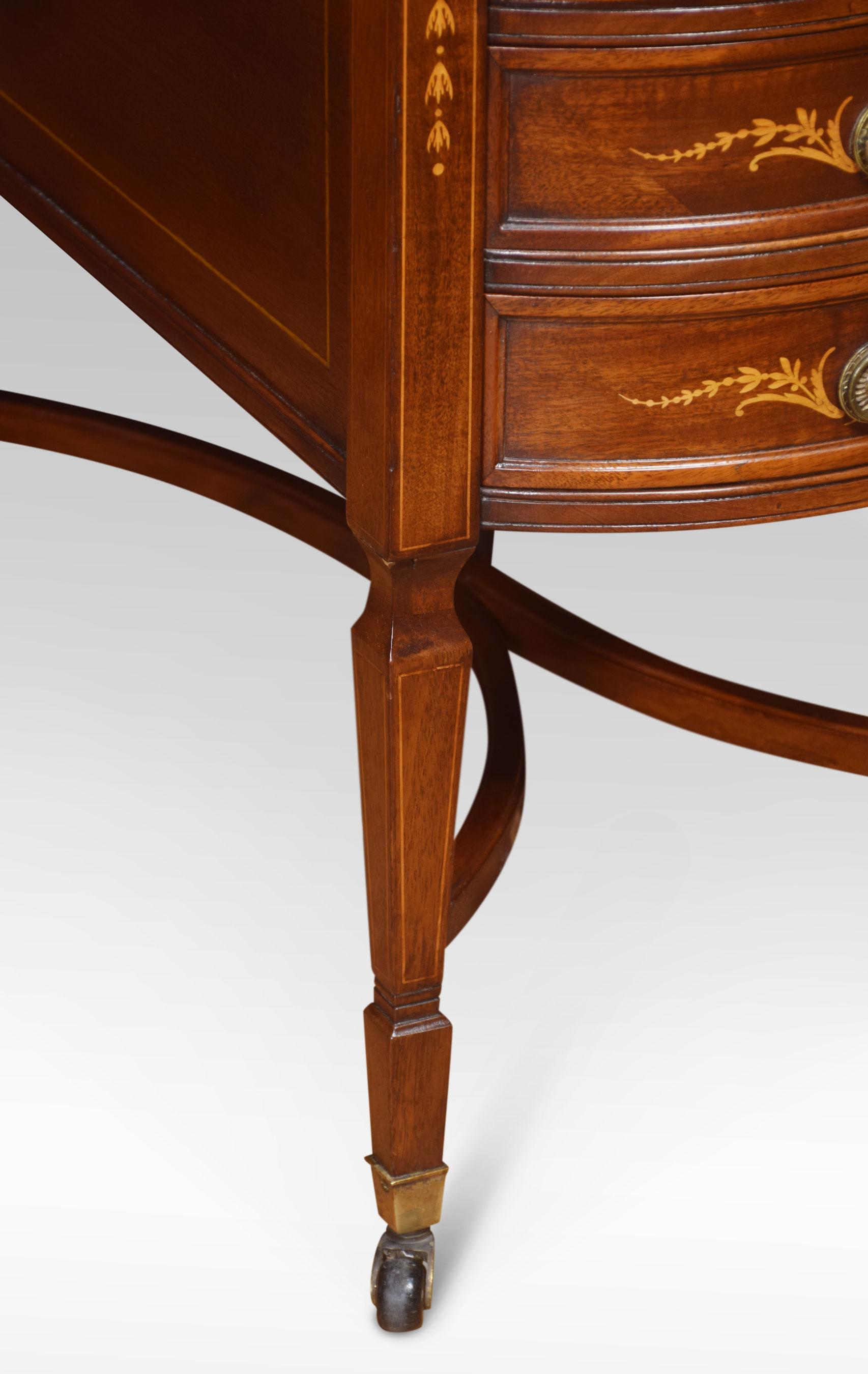 Mahogany Inlaid Dressing Table 4