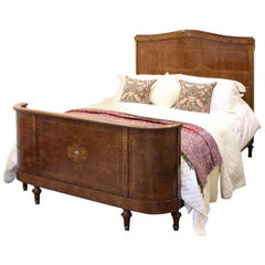 Mahogany Inlaid Mother of Pearl Antique Bed - Wk103