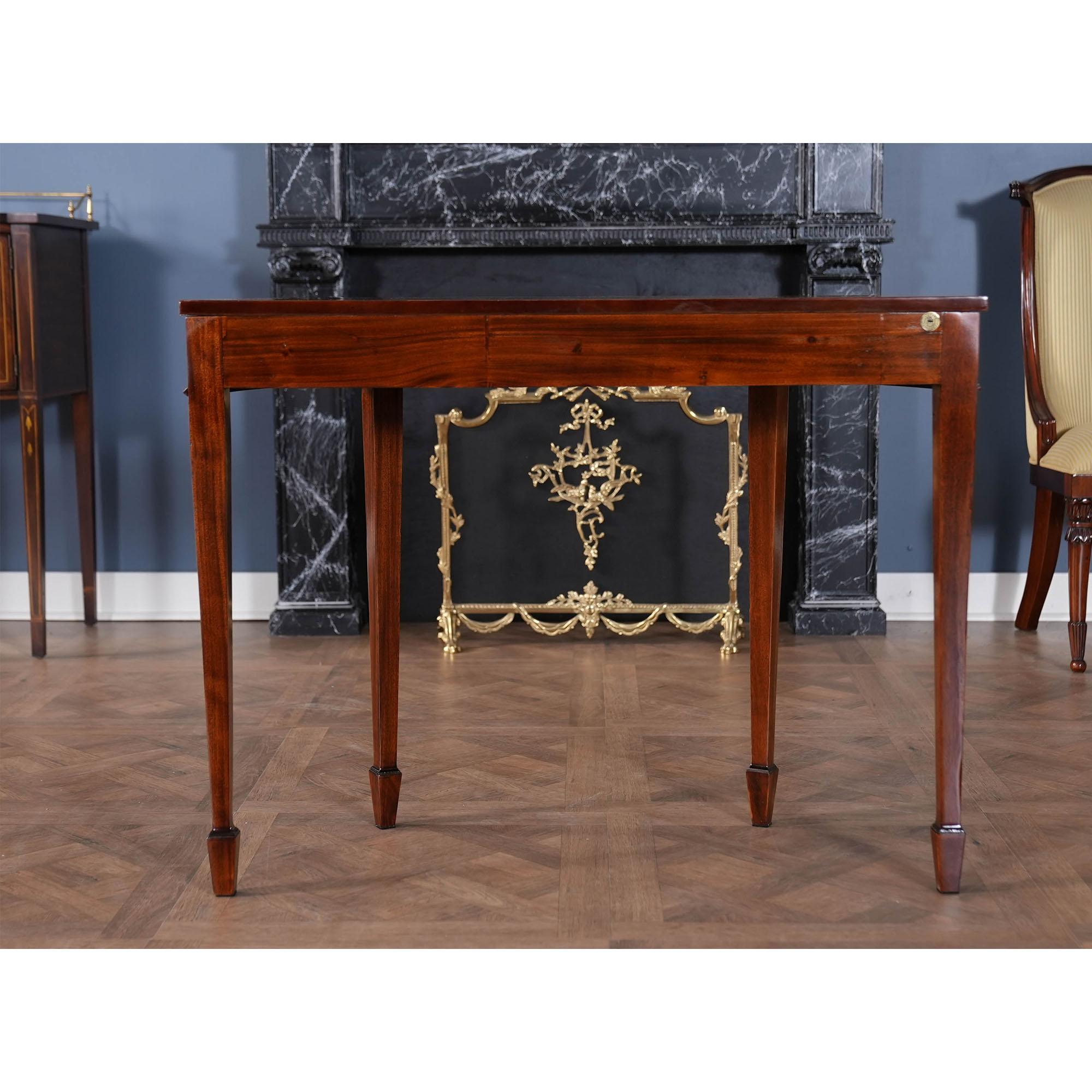 Mahogany Inlaid Sunburst Console For Sale 5