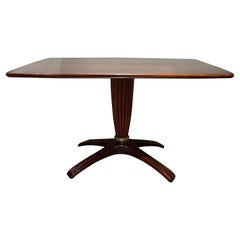 Table italienne en acajou Saverio Jannace Milano, 1950