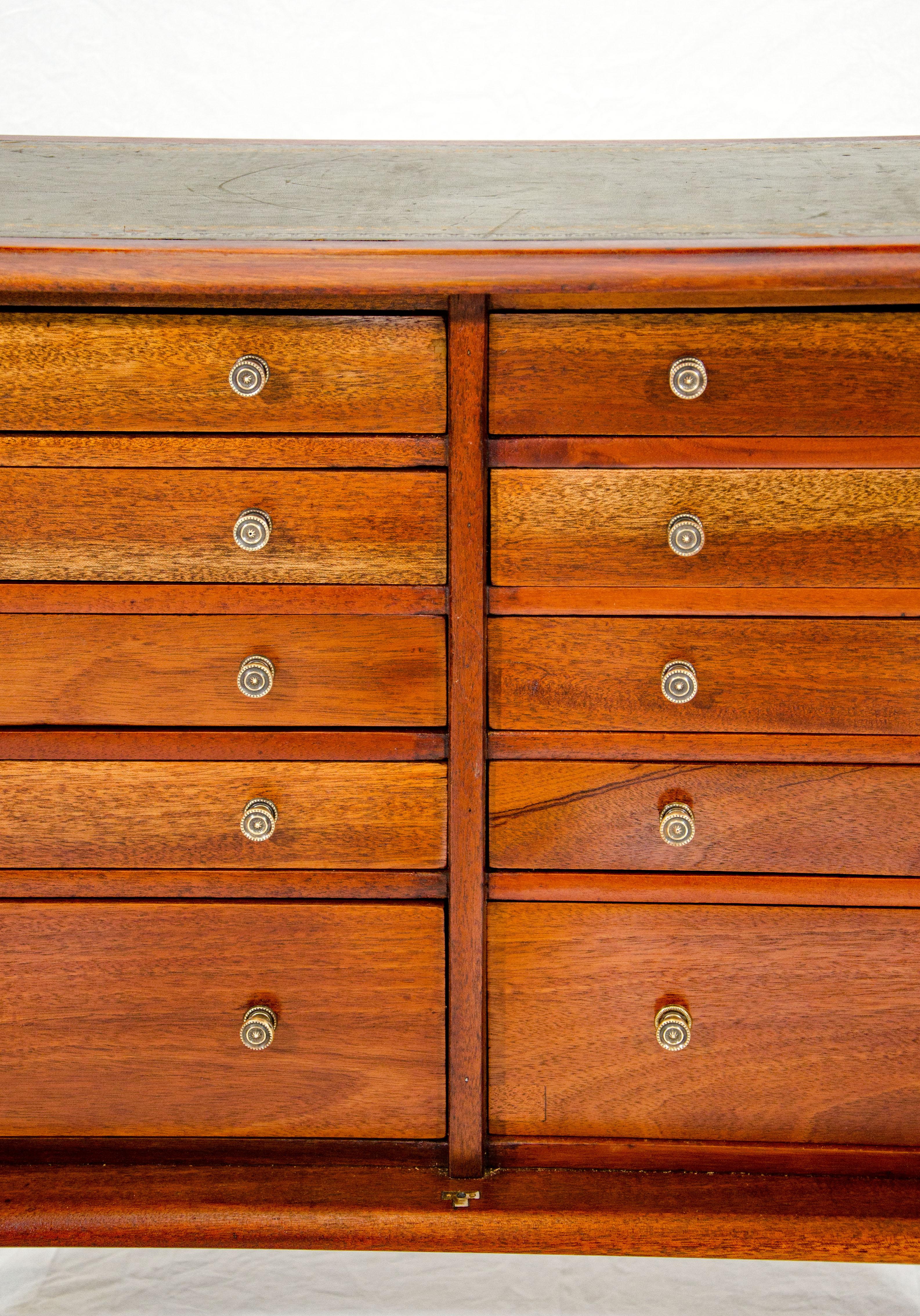 Mahogany Jewelry, Silverware Cabinet 7