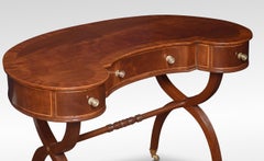 Mahogany Kidney Shaped Ladies Dressing Table