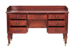 Knielöcher-Schminktisch aus Mahagoni von Wilkinsons