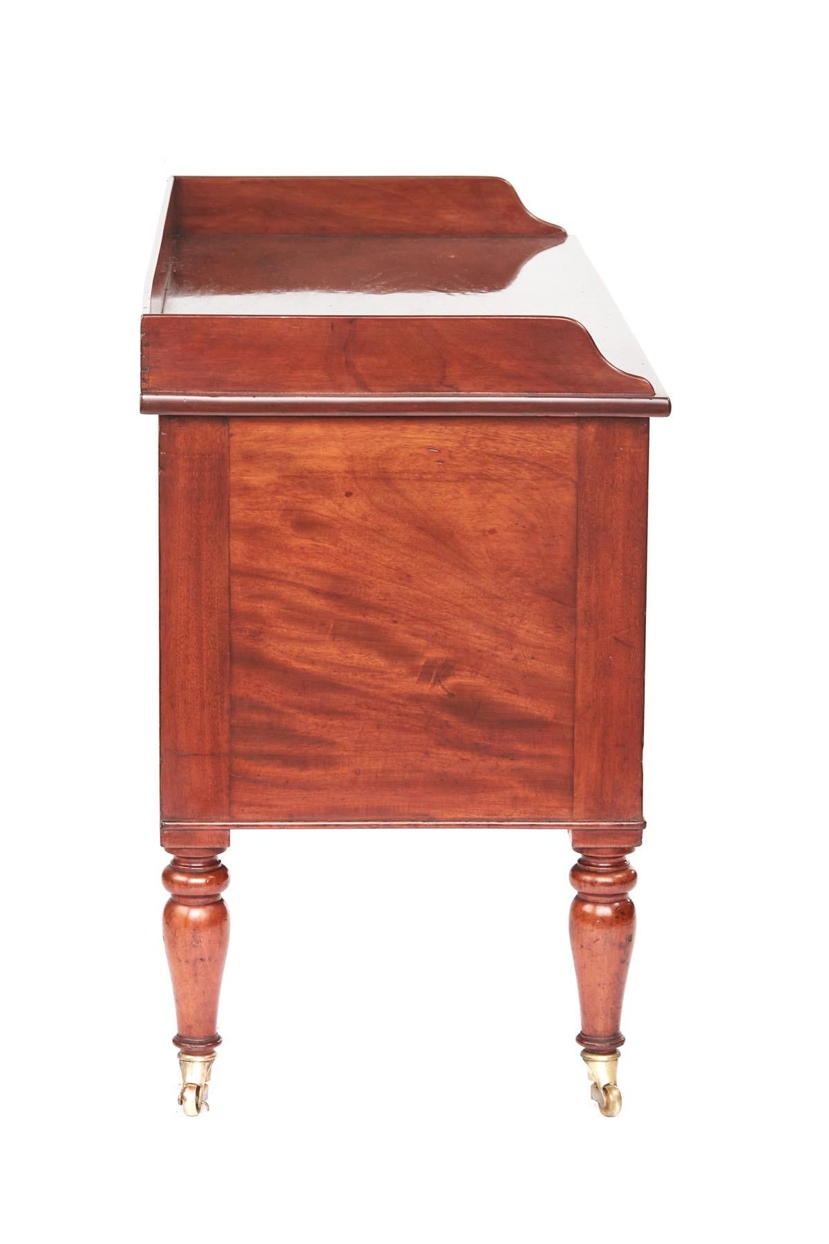 Mahogany Kneehole Dressing Table by Wilkinsons In Good Condition In Dereham, GB
