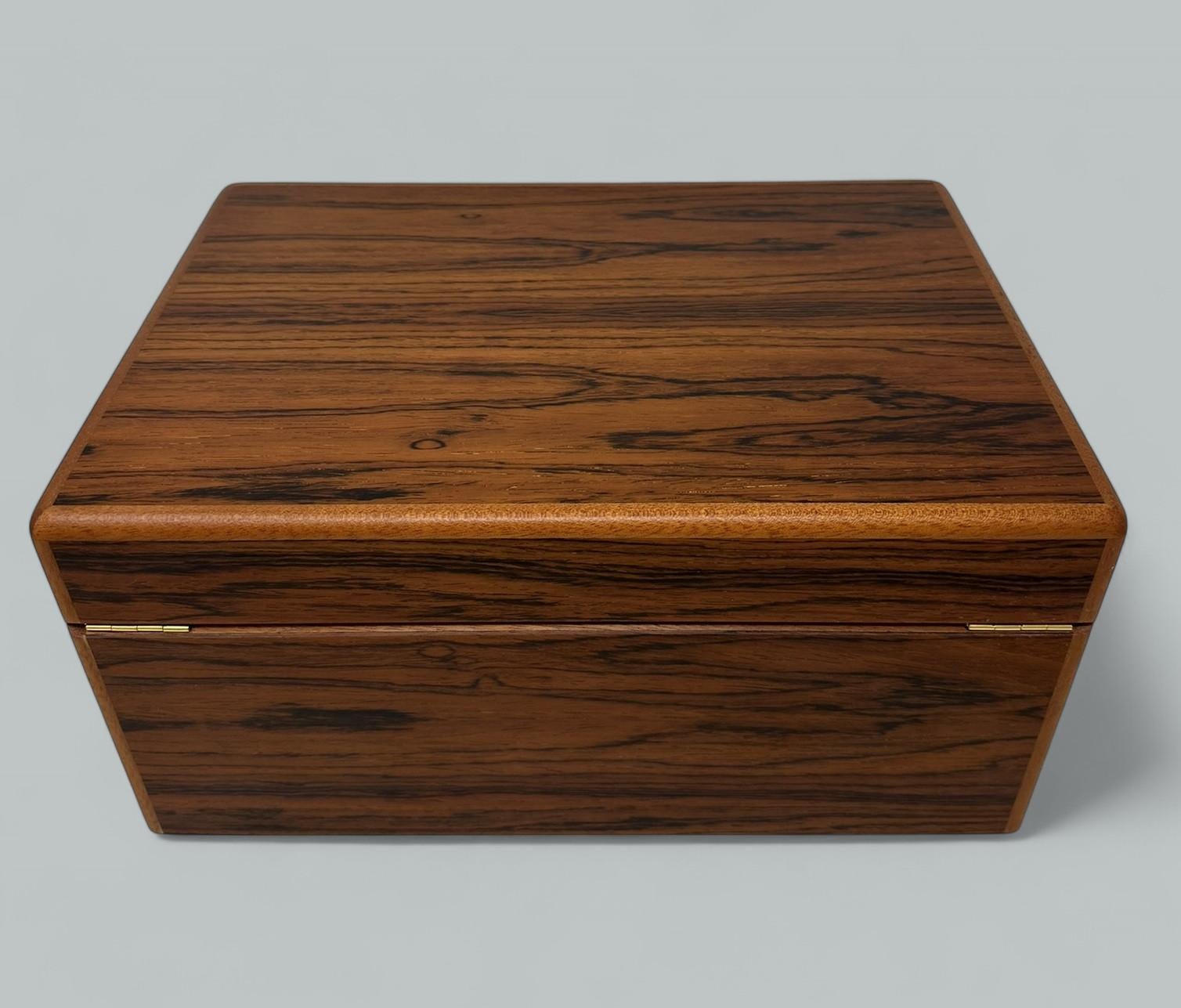 Mahogany Ladys Gentlemans Handmade Jewelry Casket Box Manning Ireland Irish New For Sale 7