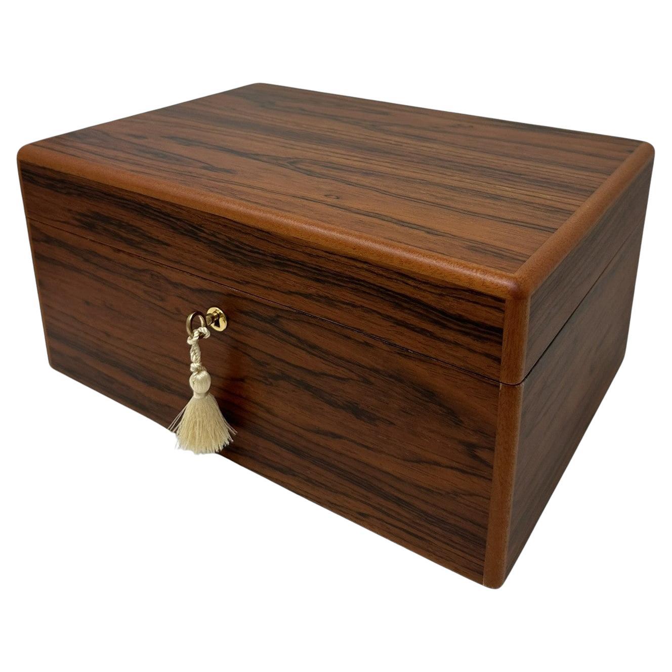 Caoba Ladys Gentlemans Hecho a Mano Joyero Cofre Manning Irlanda Irlandés Nuevo