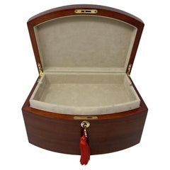 Caoba Ladys Gentlemans Hecho a Mano Joyero Cofre Manning Irlanda Irlandés Nuevo
