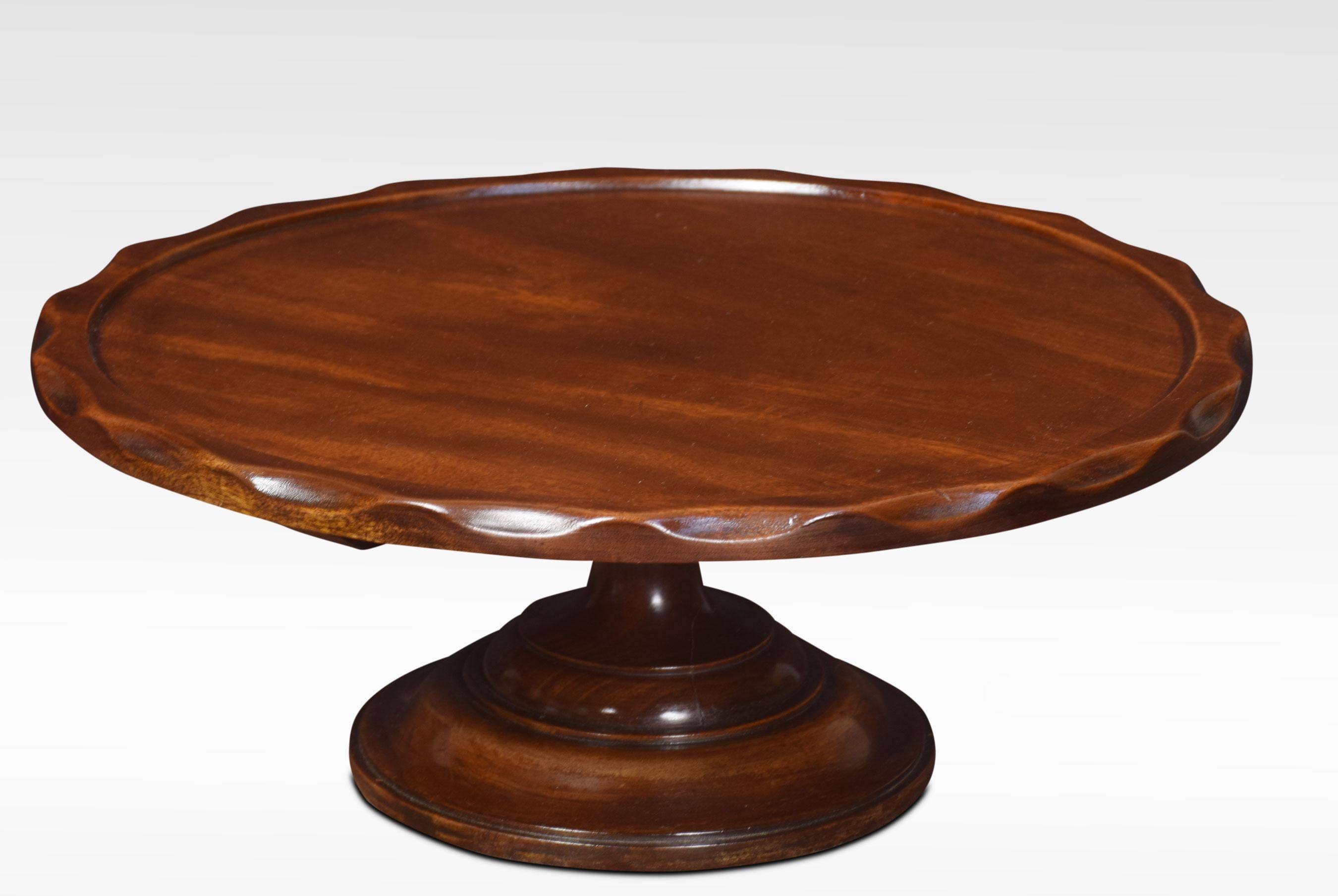 Mahogany Lazy Susan In Good Condition For Sale In Cheshire, GB