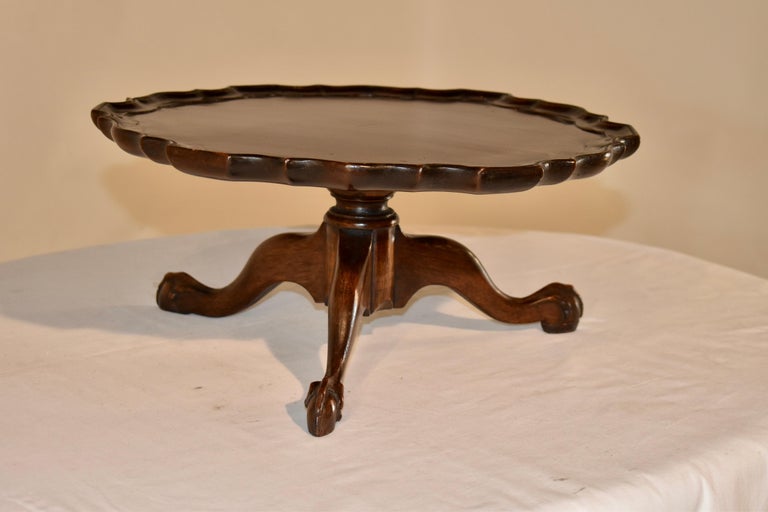 Mahogany Lazy Susan from England, c. 1900 For Sale at 1stDibs
