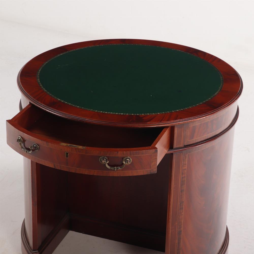 American Mahogany leather top desk or table C 1940.