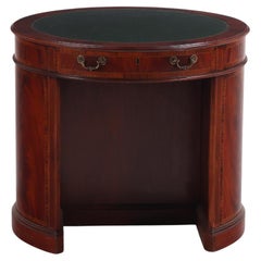 Mahogany leather top desk or table C 1940.