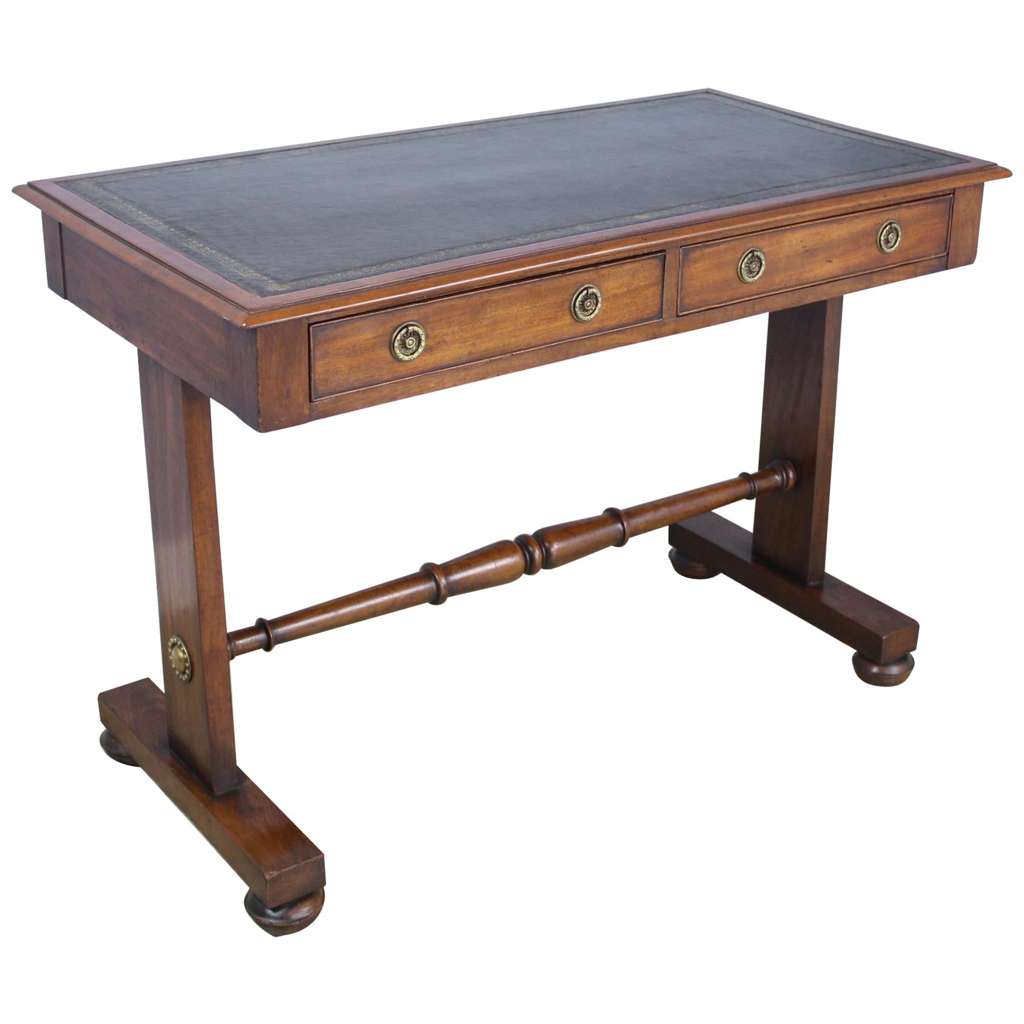 Mahogany Leather Topped Regency Writing Desk