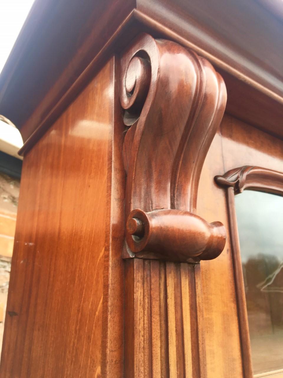 19th Century Mahogany Library Bookcase, Scottish, 1880 For Sale