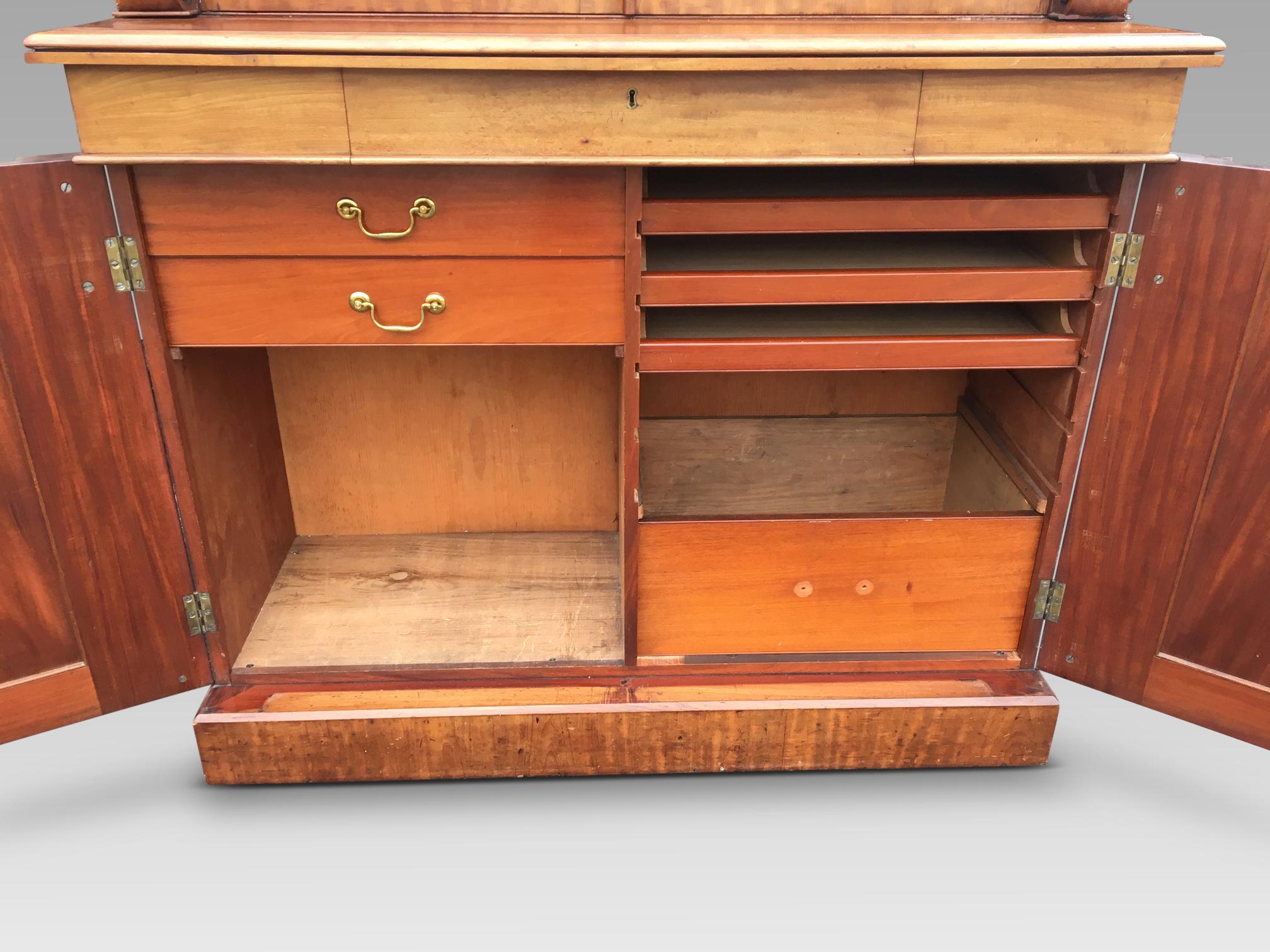 Mahogany Library Bookcase, Scottish, 1880 For Sale 2