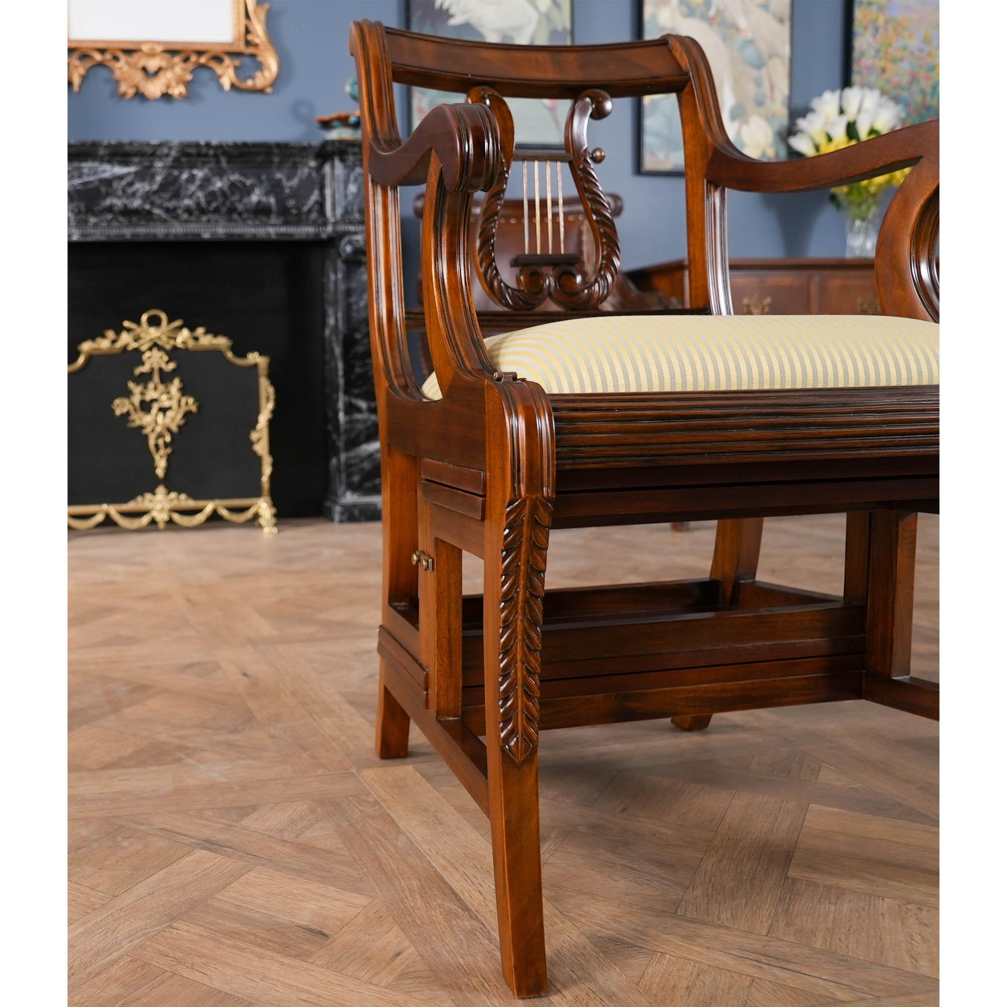 Mahagoni-Bibliotheksstuhl im Angebot 2
