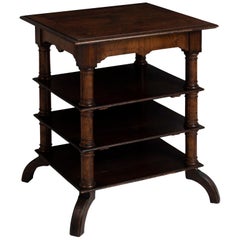 Mahogany Library Stand