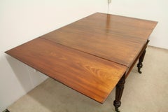 Mahogany Library Table or Pull Out Table after Gillows of Lancaster