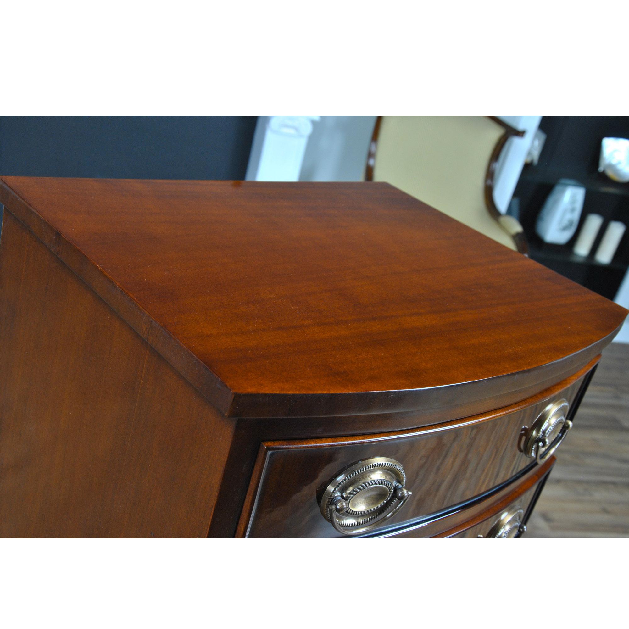 Contemporary Mahogany Lingerie Chest For Sale