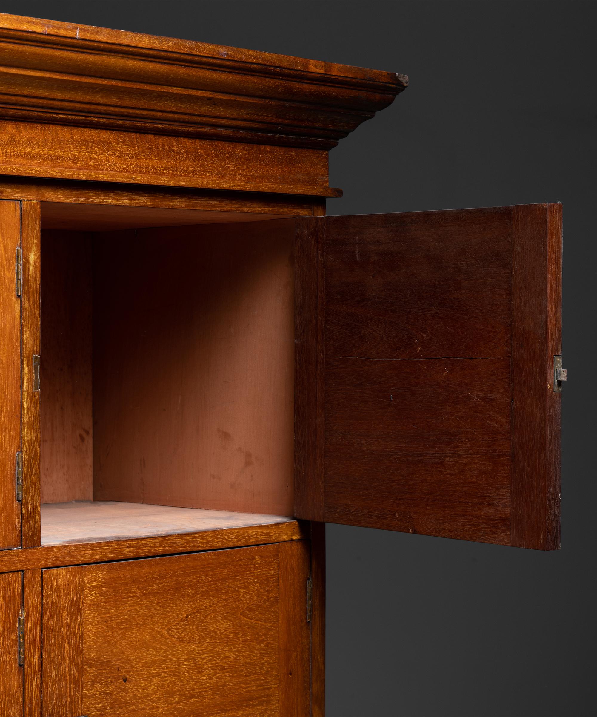 Mid-19th Century Mahogany Locker, England, circa 1860
