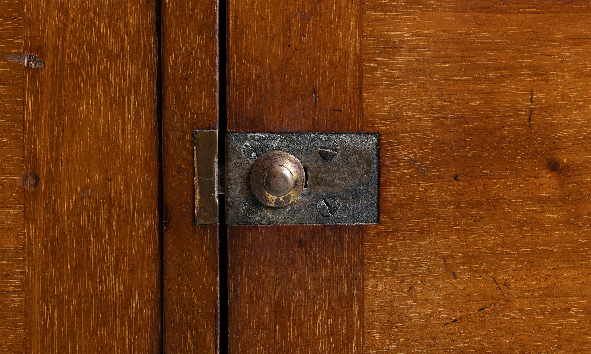 Wood Mahogany Locker, England, circa 1860