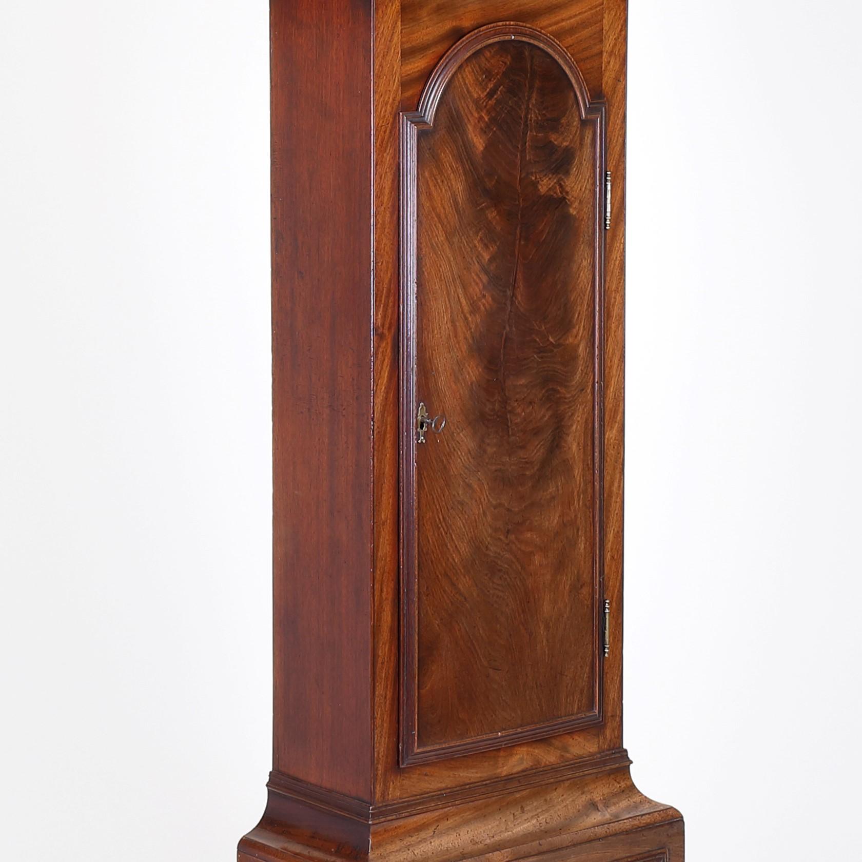 Mahogany Longcase Clock, Maidstone, Kent, UK In Good Condition In Folkestone, GB