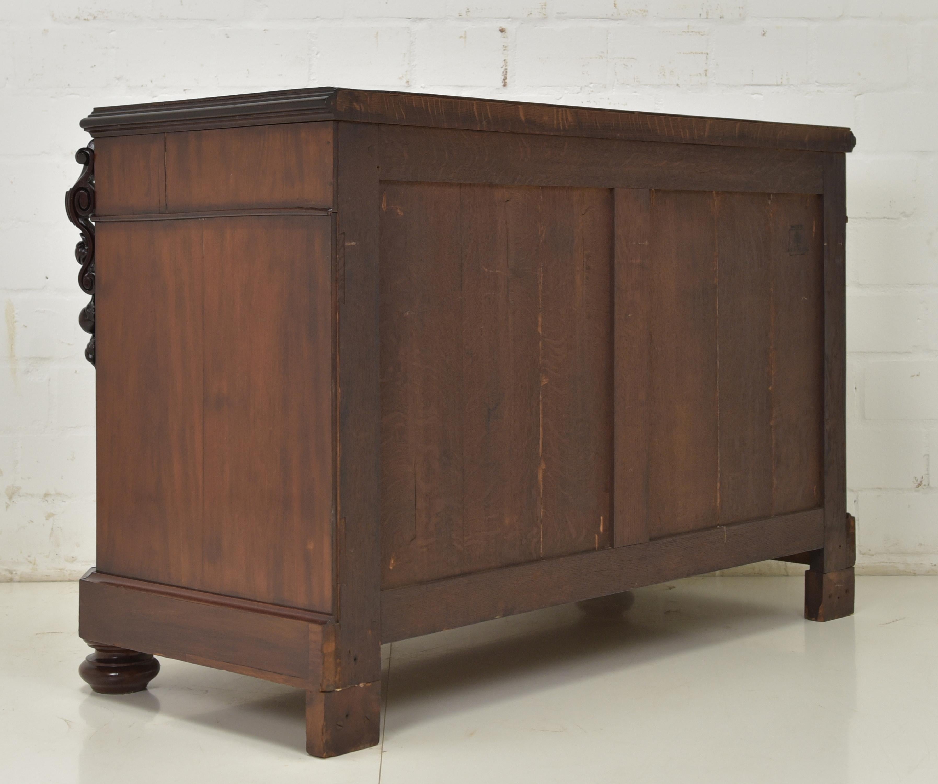 Mahogany Louis Philippe Drawer Chest from 1870 7