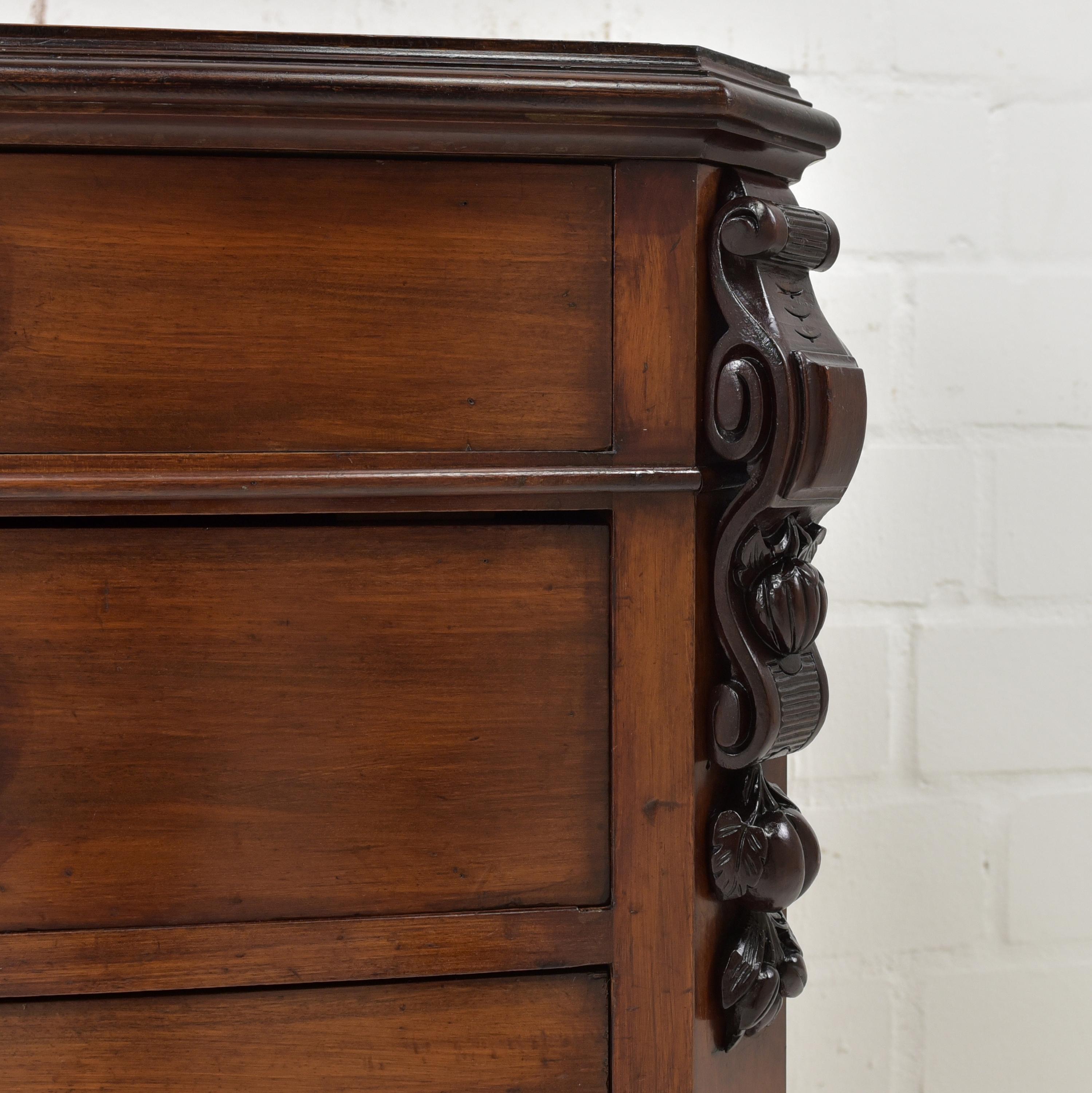 Mahogany Louis Philippe Drawer Chest from 1870 3