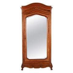 Mahogany Louis XV-Style Armoire