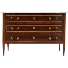 Mahogany Louis XVI Style Chest of Drawers
