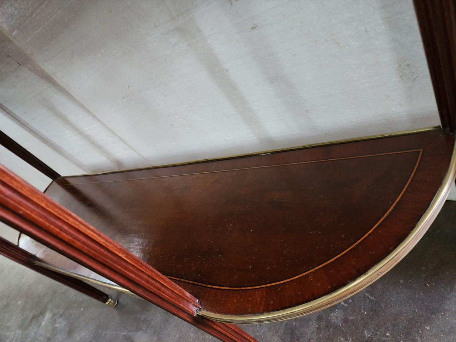 Mahogany Louis XVI Style Console For Sale 1