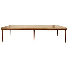 Mahogany Louis XVI Style Dining Table in the Manner of Jansen